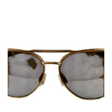 Bottega Veneta BV1305S Shiny Gold Pilot Sunglasses
