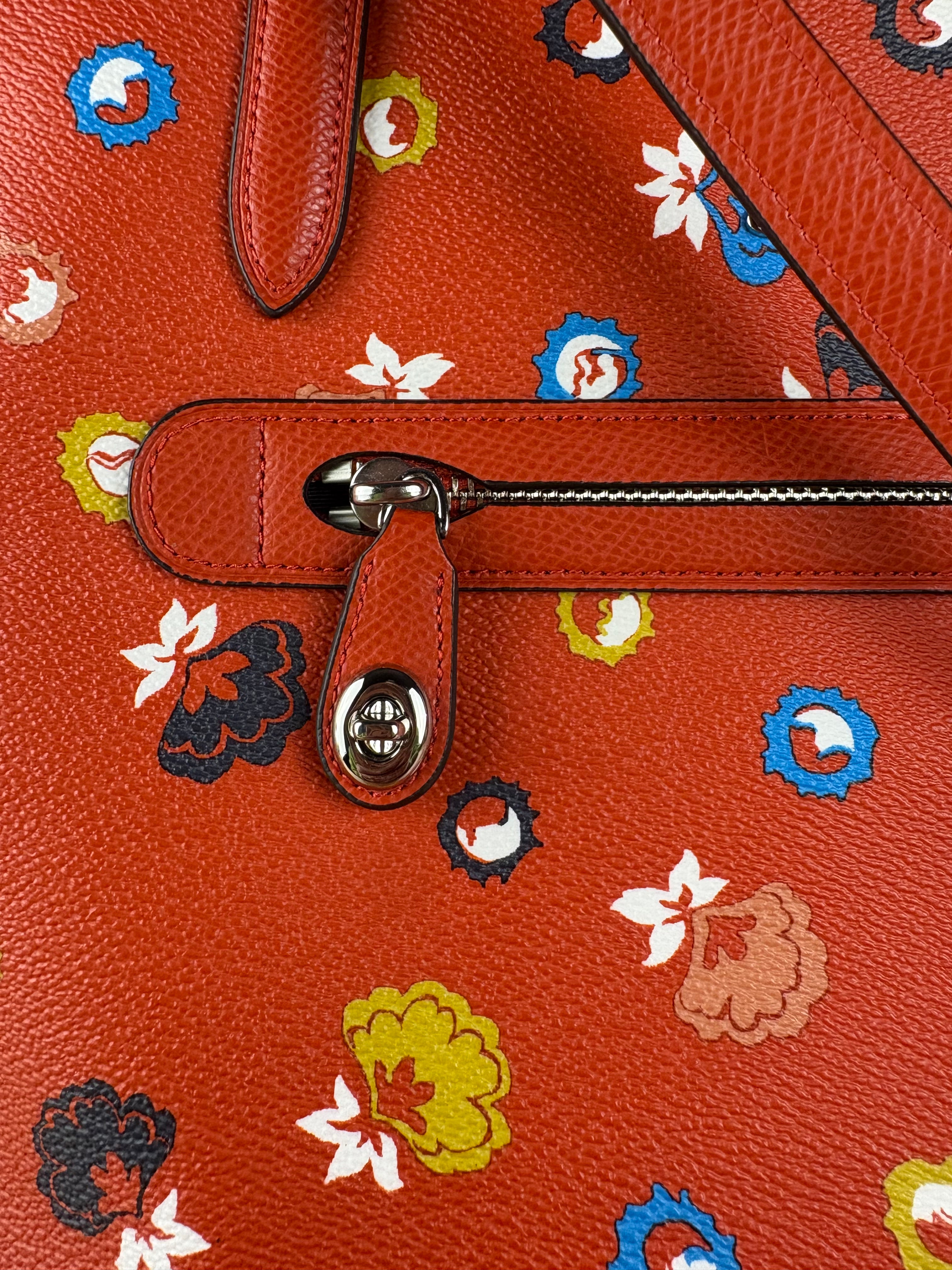 Coach Floral Print Taylor Tote Bag