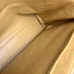 Chanel Beige Calfskin Kelly Top Handle Bag 2001