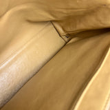 Chanel Beige Calfskin Kelly Top Handle Bag 2001