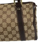 Gucci GG Canvas Top Handle Mini Boston Handbag