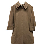Miss Chloé Brown Wool Trench Coat