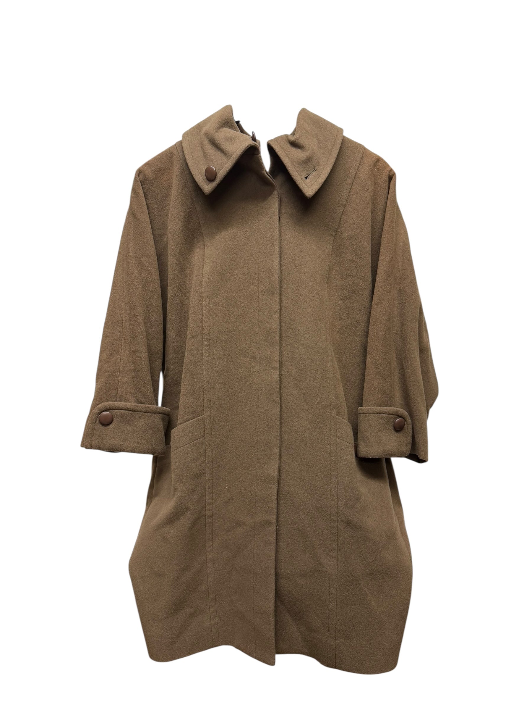 Miss Chloé Brown Wool Trench Coat