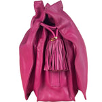 Loewe Pink Calfskin Flamenco Crossbody Bag