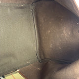 Burberry Beige/Brown Leather House Check Boston Bag
