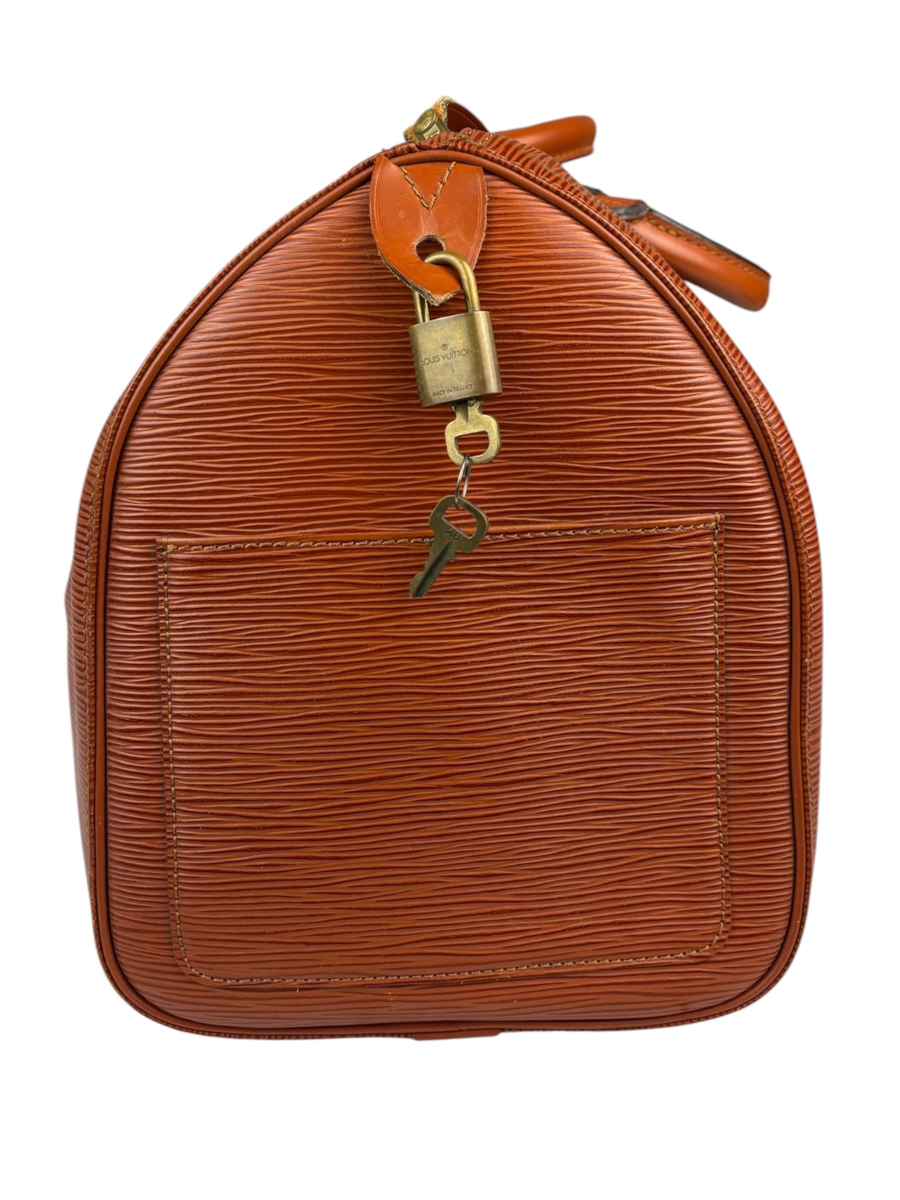 Louis Vuitton Kenyan Fawn Epi Leather Speedy 35