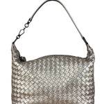 Bottega Veneta Metallic Intrecciato Ciambrino Shoulder Bag
