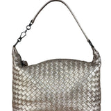 Bottega Veneta Metallic Intrecciato Ciambrino Shoulder Bag