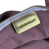 See By Chloé Purple Canvas Weekender Bag