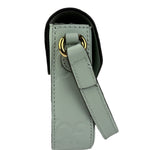Gucci GG Super Mini Leather Shoulder Bag Pale Blue