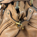 Chloe Vintage Tan Leather Paddington Shoulder Bag
