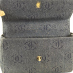 Chanel CC Denim Logo Flap Shoulder Bag 2002