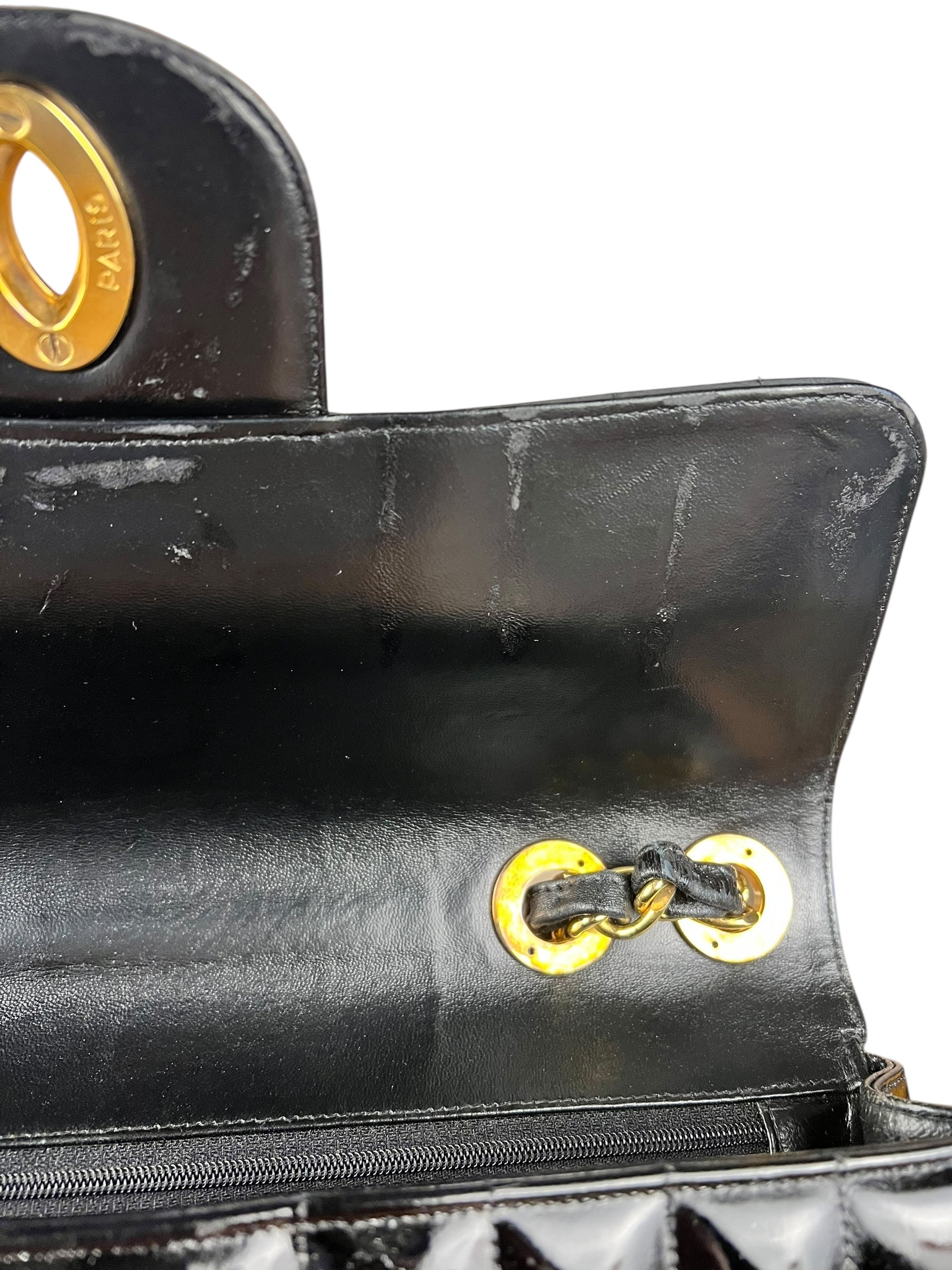 Chanel Mademoiselle Vertical Quilt Single Flap Bag 1994