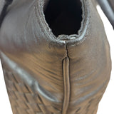 Bottega Veneta Chocolate Brown Leather Intercciato Tote Bag