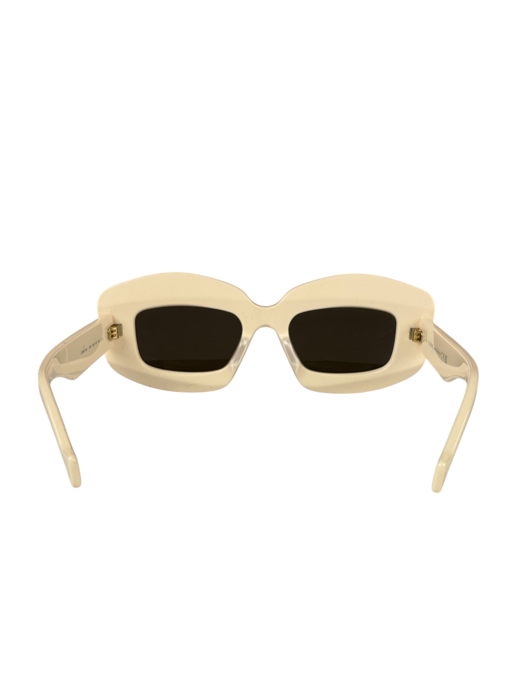 Loewe Ivory Rectangle Frame Sunglasses
