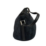 Gucci Black Canvas GG Print Mini Boat Pochette