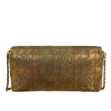 Chanel 2002 Gold Retro Tale East West Chain Flap