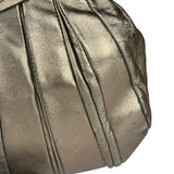 Bottega Veneta Metallic Pleated Shoulder Bag