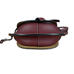 Loewe Mini Burgundy Gate Crossbody