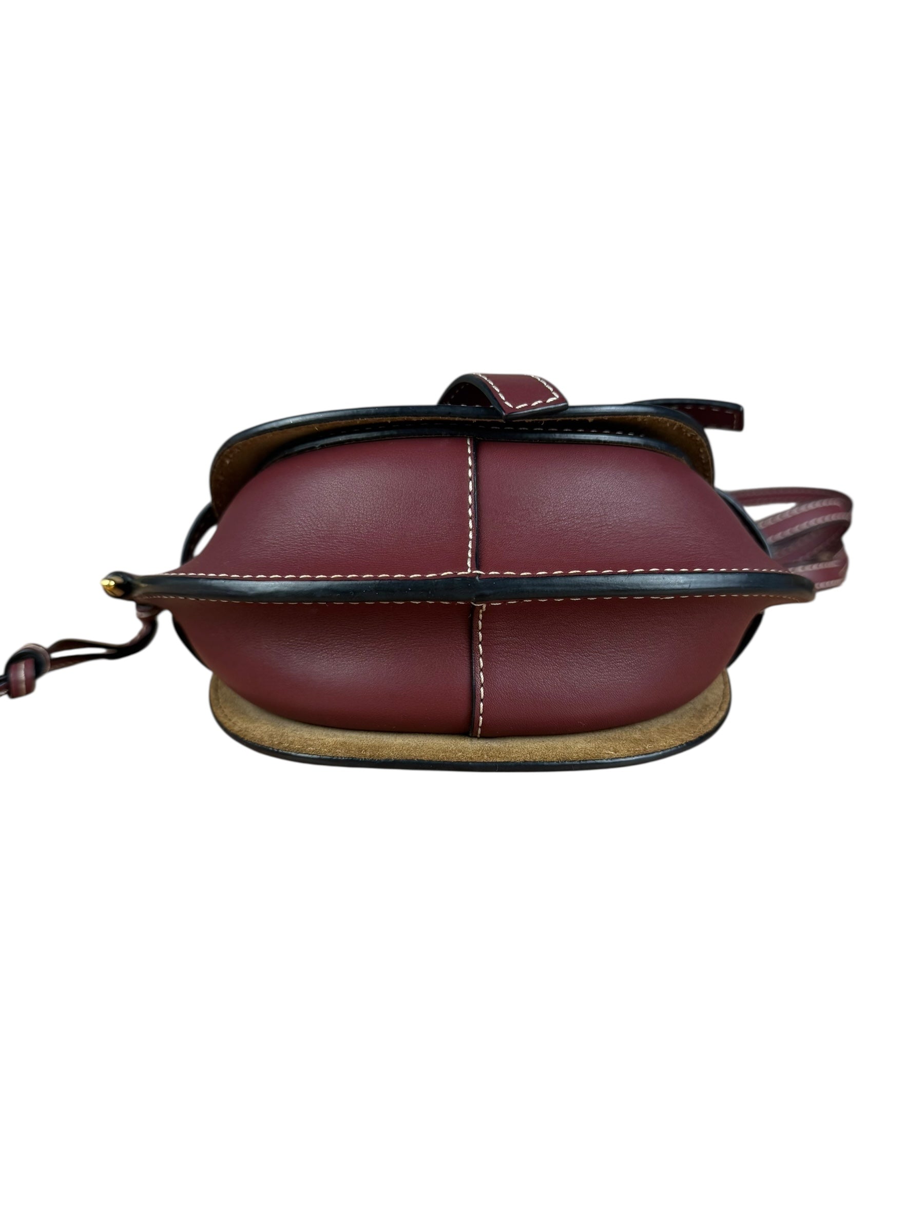 Loewe Mini Burgundy Gate Crossbody