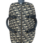Christian Dior Vintage Navy Trotter Boston Bag