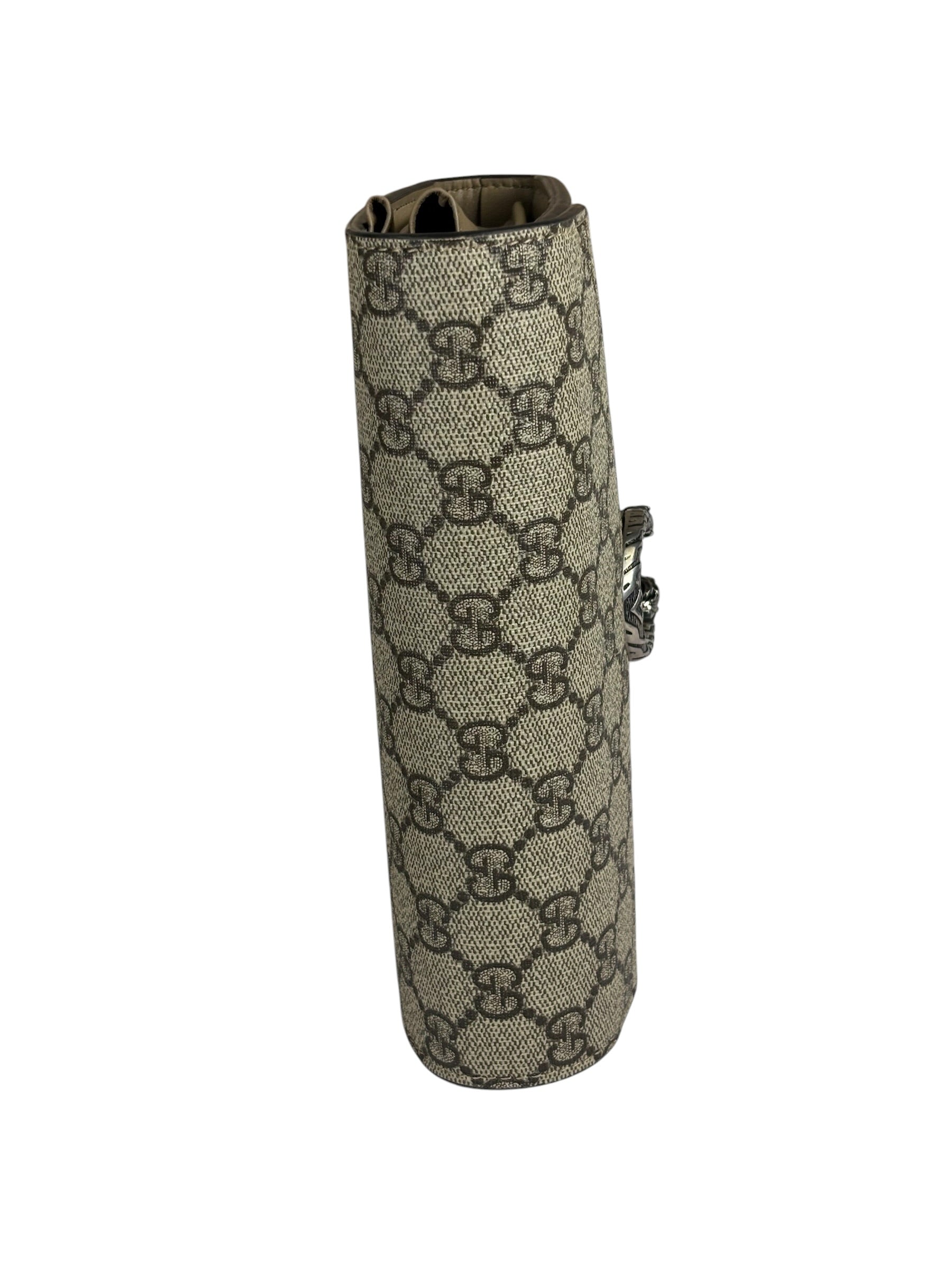 Gucci Beige Leather GG Dionysus Small Wallet On Chain