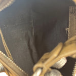 Balenciaga BB Brown Coated Canvas Monogram Le Cagole Shoulder Bag
