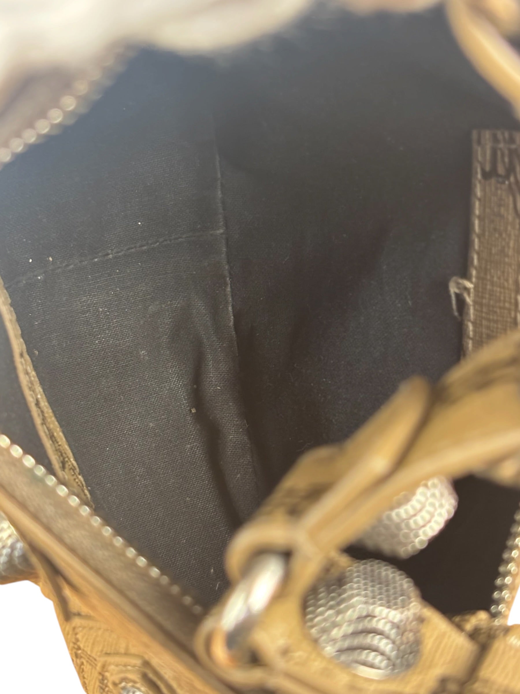 Balenciaga BB Brown Coated Canvas Monogram Le Cagole Shoulder Bag