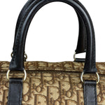 Christian Dior Brown Leather Trotter Boston Handbag