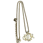 Christian Dior Vintage Interlocking Monogram Pendant Necklaces