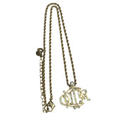 Christian Dior Vintage Interlocking Monogram Pendant Necklaces