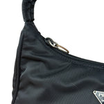 Prada Vintage Black Nylon Pochette