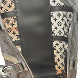 Louis Vuitton x Virgil Abloh Black Leather Trim Monogram Keepall 50