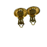 Chanel Vintage Pearl Round Gold-Tone Clip-On Earning