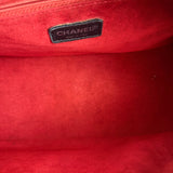 Chanel Black Patent Chocolate Bar Bowler Bag 2002