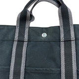 Hermes Fourre-Tout MM Canvas Black Tote