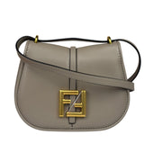 Fendi Dove Gray Leather C'mon Crossbody Bag