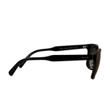 Prada Black Metal Double Bridge Sunglasses