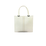 Gucci Off-White Leather Piston Lock Jackie Tote