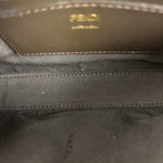 Fendi FF Floral Coated Canvas Chain Pochette