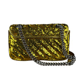 Gucci GG Marmont Gold Sequin Chain Shoulder Bag