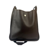 Hermes Brown Leather Vespa Crossbody PM