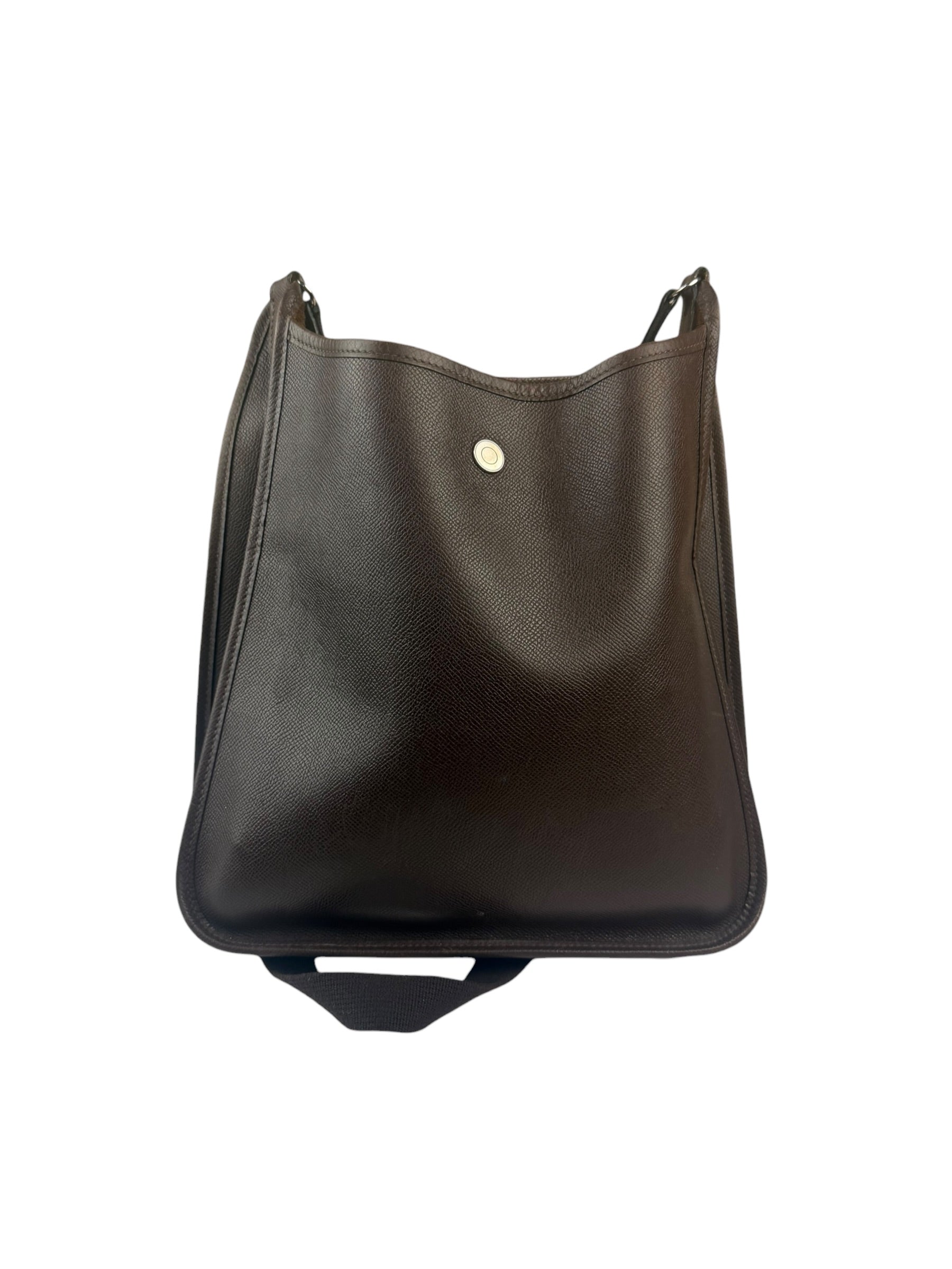 Hermes Brown Leather Vespa Crossbody PM
