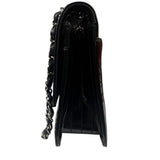 Chanel Black Patent Leather Trim Reissiue Flap Bag 2000