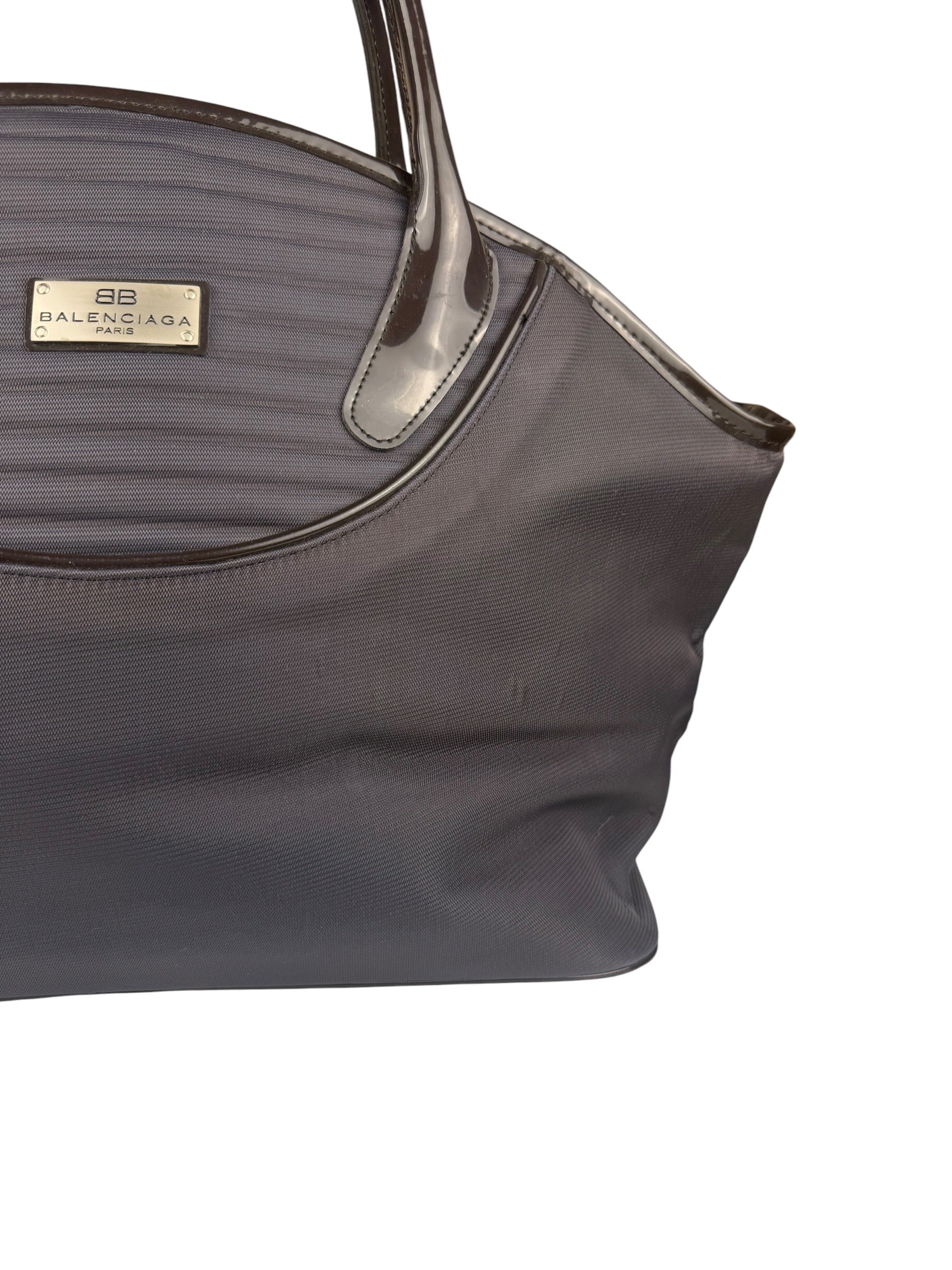 Balenciaga Vintage Grey Car Tire Shoulder Bag