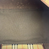 Burberry Beige/Brown Leather House Check Boston Bag