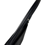Salvatore Ferragamo Vintage Black Lizard Embossed Leather Pochette