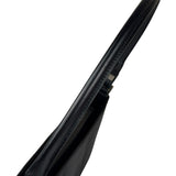 Salvatore Ferragamo Vintage Black Lizard Embossed Leather Pochette