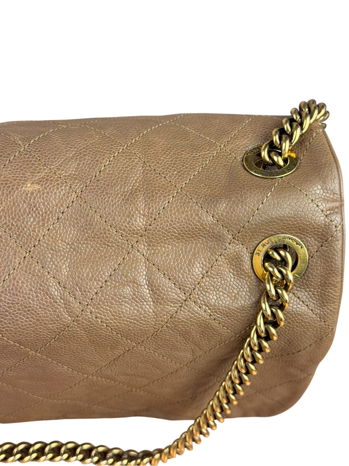 Chanel Brown Caviar Jumbo Easy Flap 2012