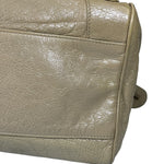 Balenciaga Olive Lambskin Velo Moto Two-Way Bag